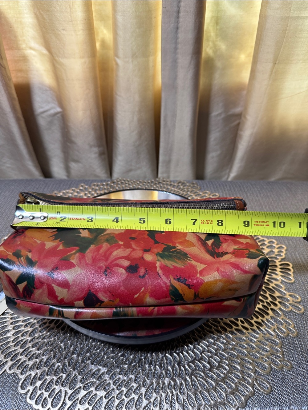 Patricia Nash Valerie Floral Fold-Over Wristlet Clutch NWT Spring Multi - Picture 11 of 17